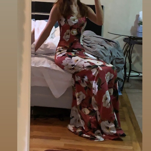 DOLCE GABBANA PINK FLORAL SILK dress IT42 (size 40-small) authentic - Picture 11 of 13